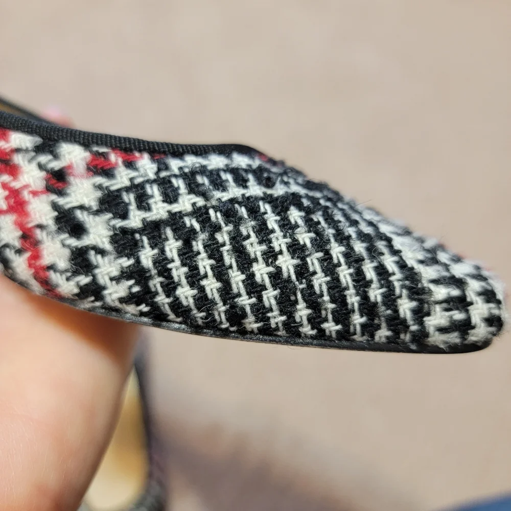 Talbots New Tweed Flats‎ Womens Size 6.5 Point Toe Business Casual Career